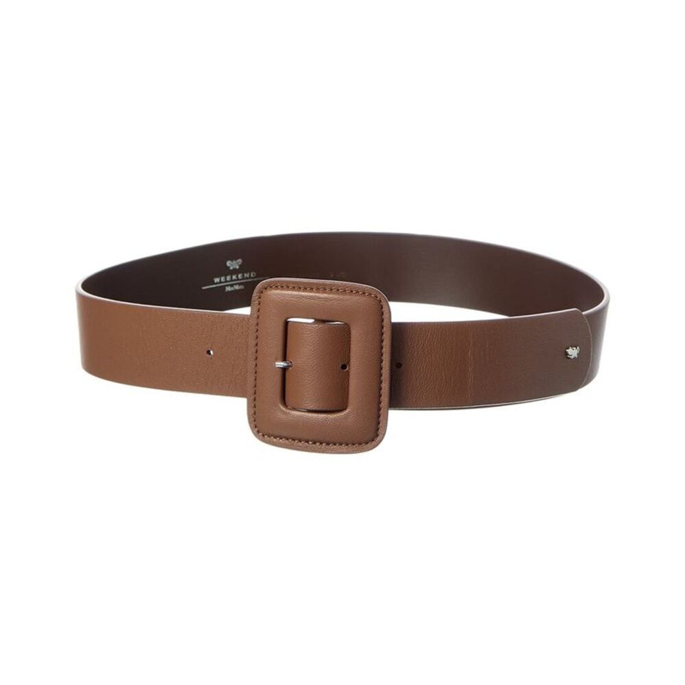 Weekend Max Mara Leather Belt, Brown